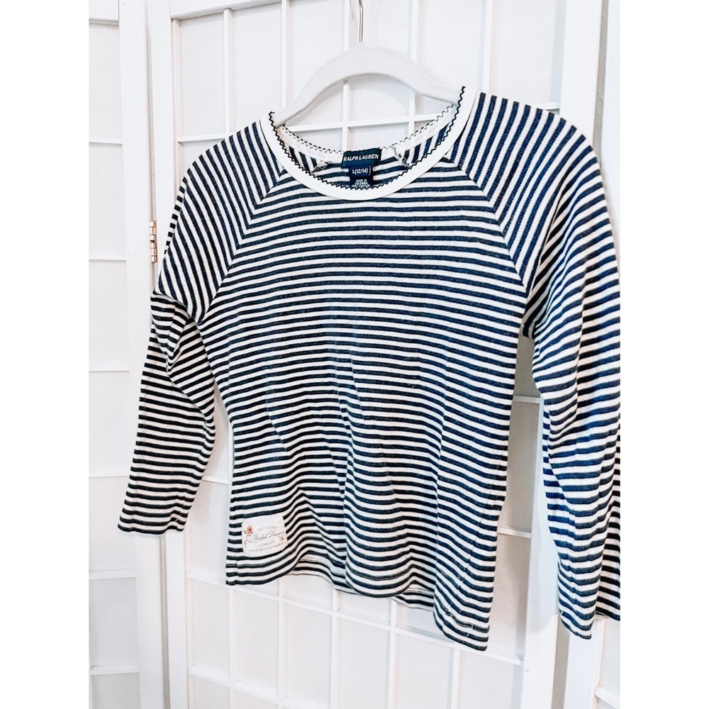 Ralph Lauren Kids Top Striped Long Sleeve
